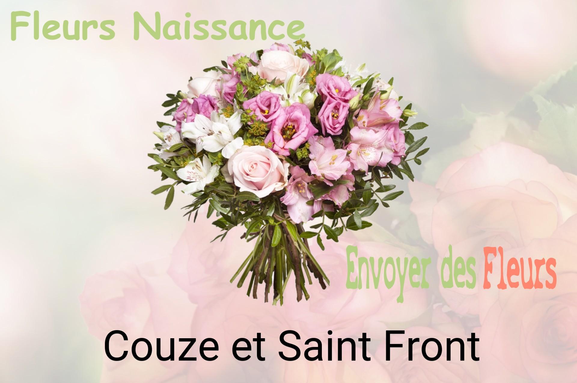 Bouquet de fleurs de naissance livré à Couze-et-Saint-Front