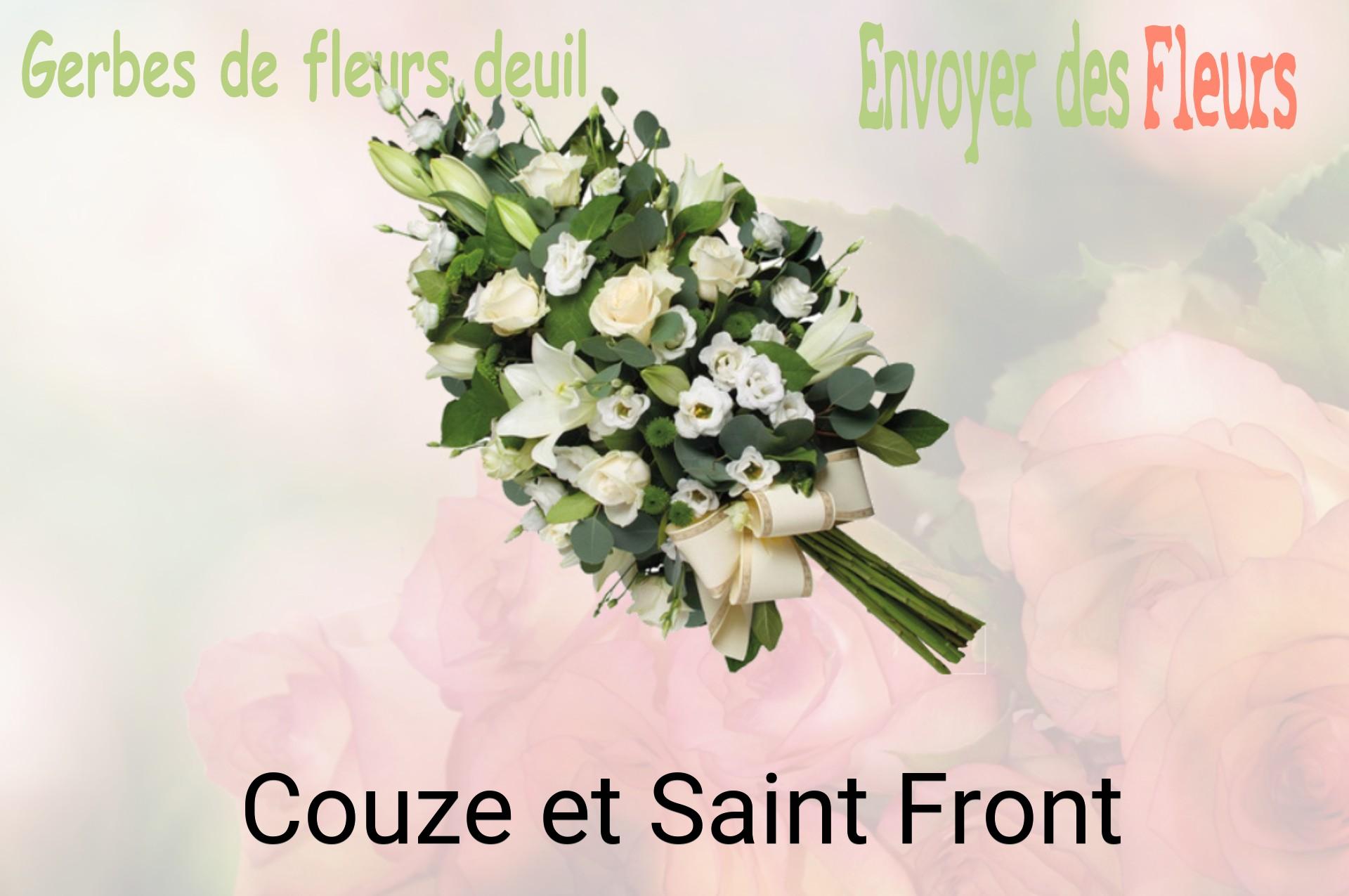 Gerbe de fleurs de deuil livrée à Couze-et-Saint-Front