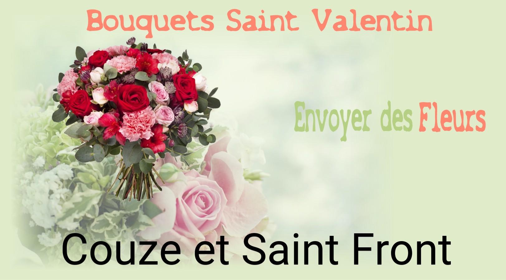 Roses de Saint-Valentin livrées à Couze-et-Saint-Front